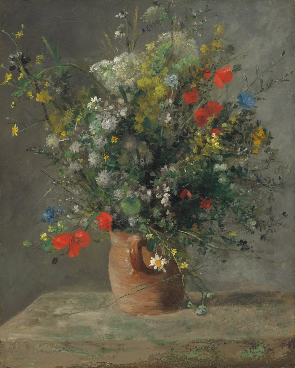 Flowers in a Vase by Pierre Auguste Renoir