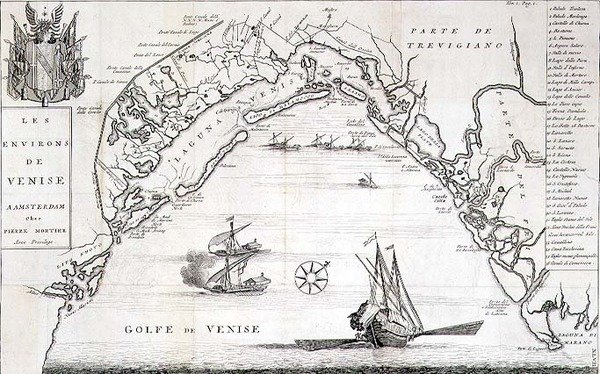 The Environs of Venice by Pierre  Mortier