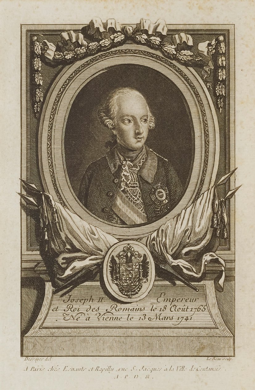 Joseph II by Pierre Adrien Le Beau