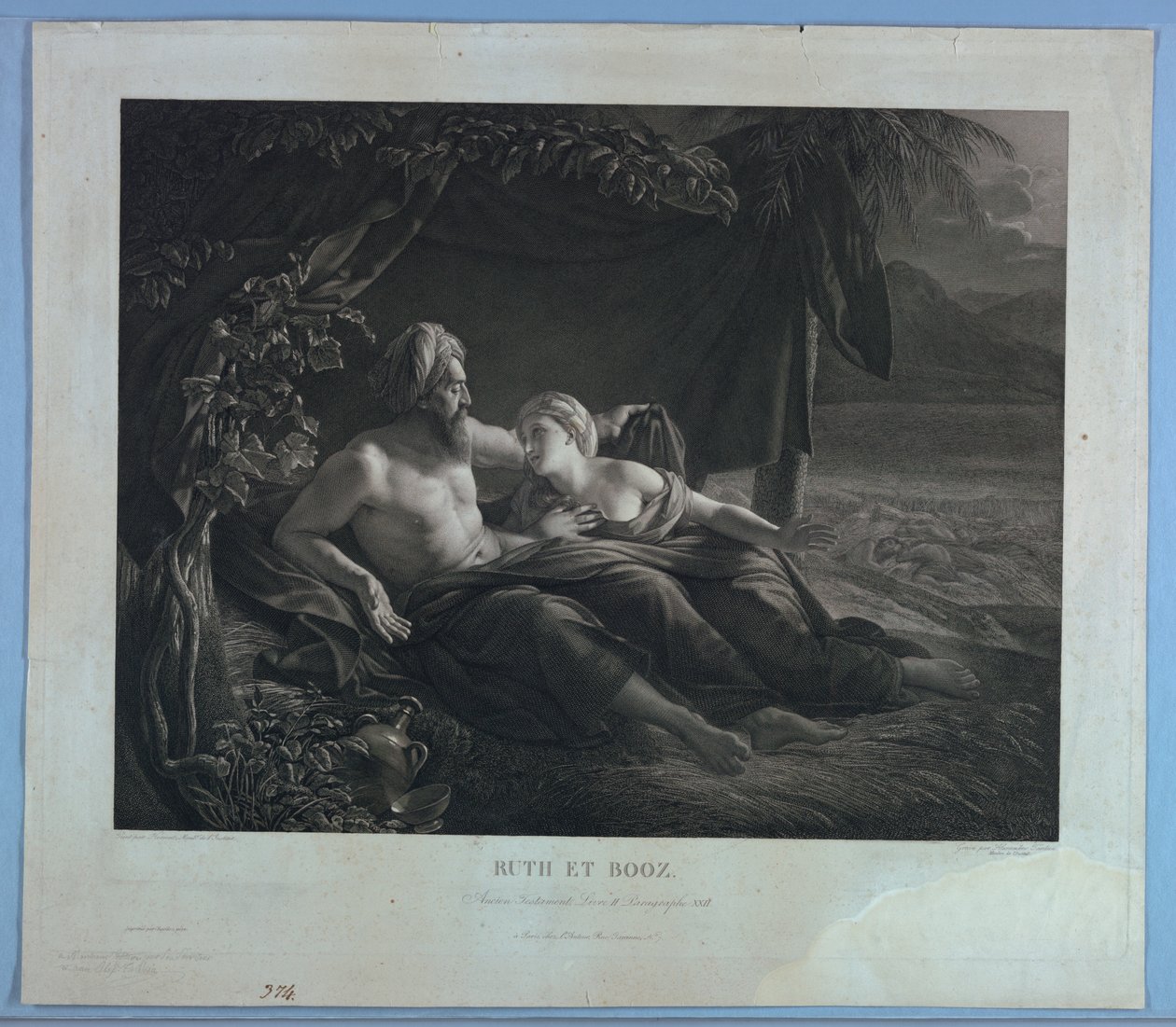 Ruth and Boaz by Pierre Alexandre Tardieu