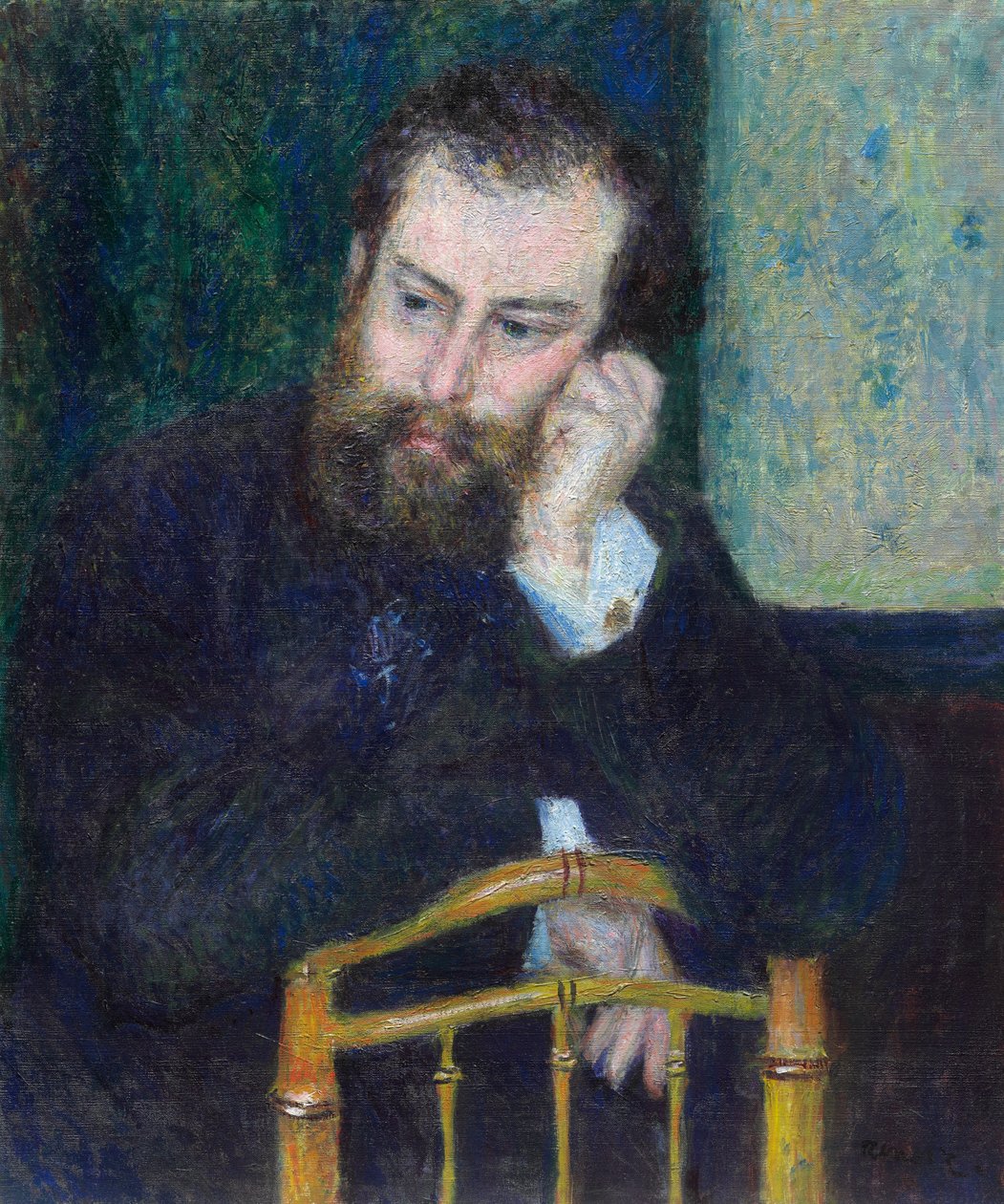 Alfred Sisley by Pierre Auguste Renoir