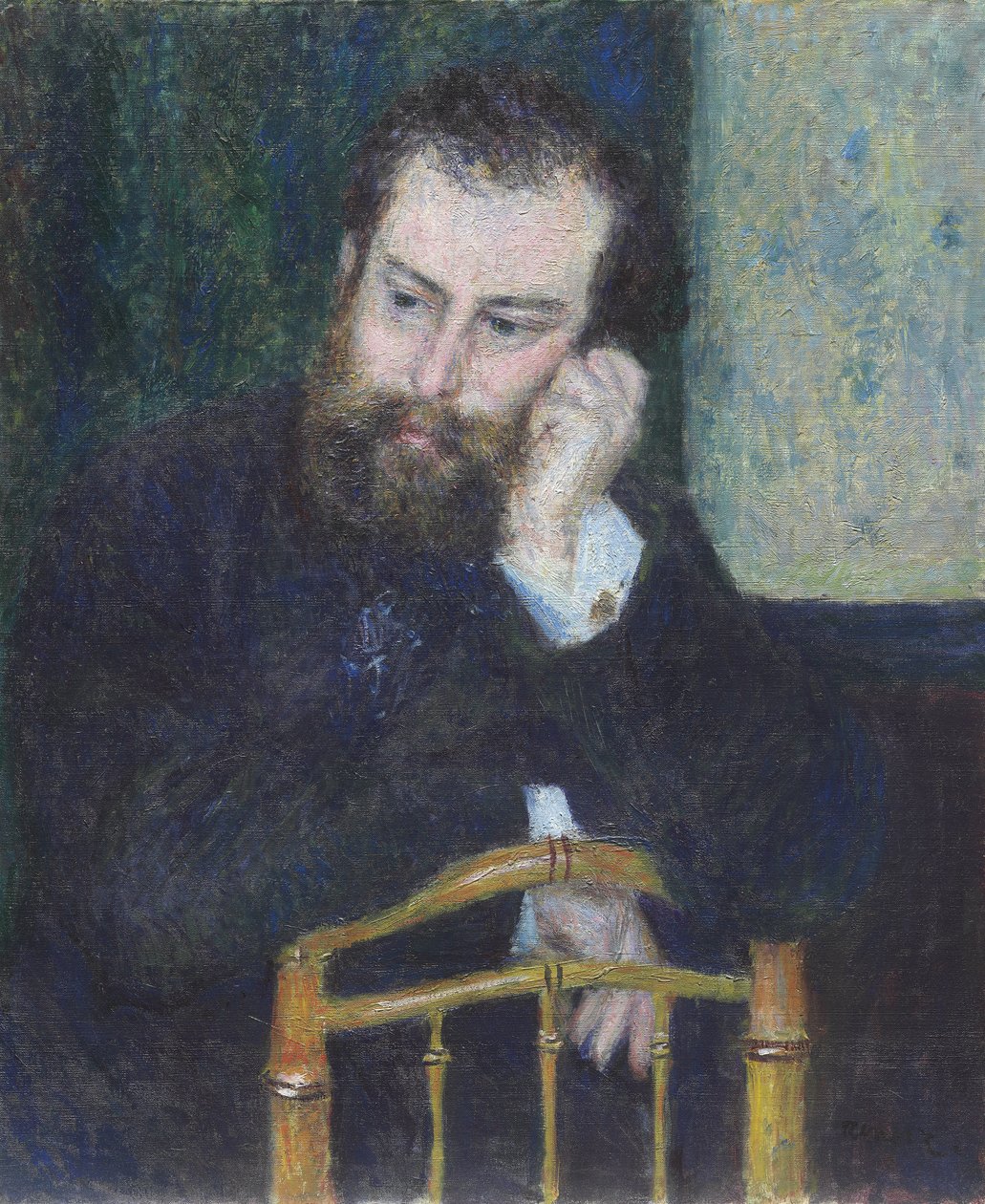 Alfred Sisley by Pierre Auguste Renoir