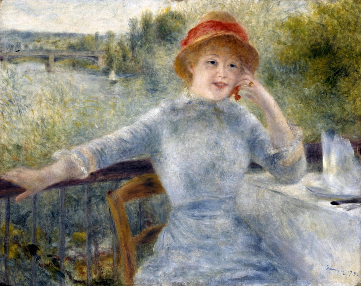 Alphonsine Fournaise by Pierre Auguste Renoir
