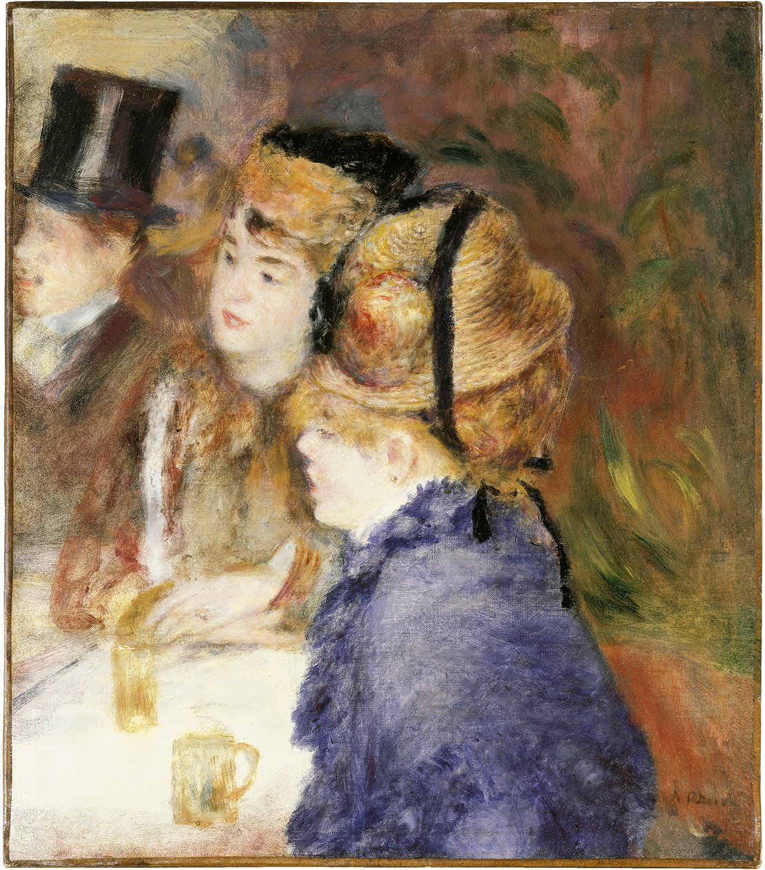 At the Cafe by Pierre Auguste Renoir