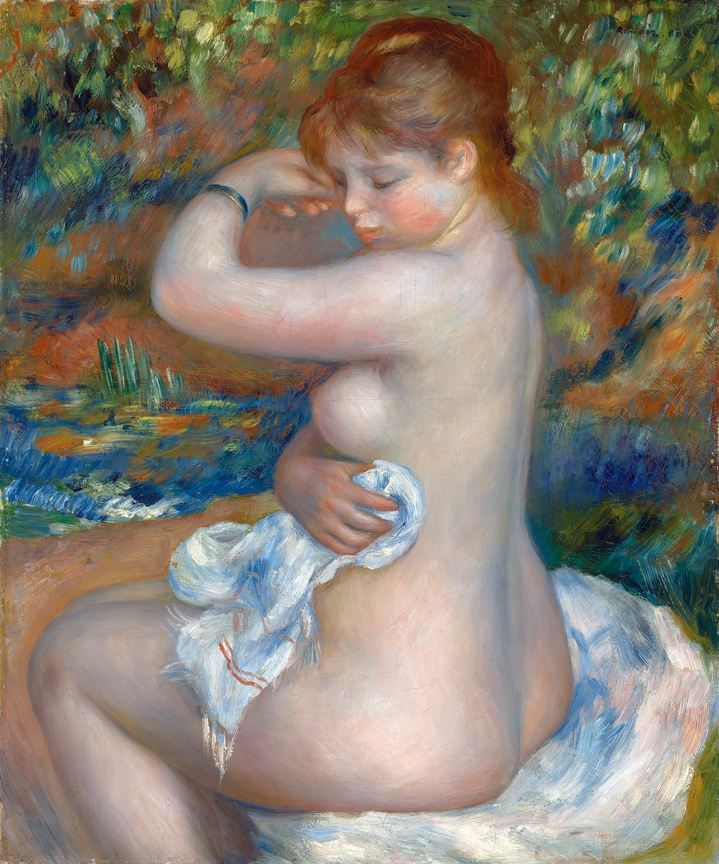Bather by Pierre Auguste Renoir