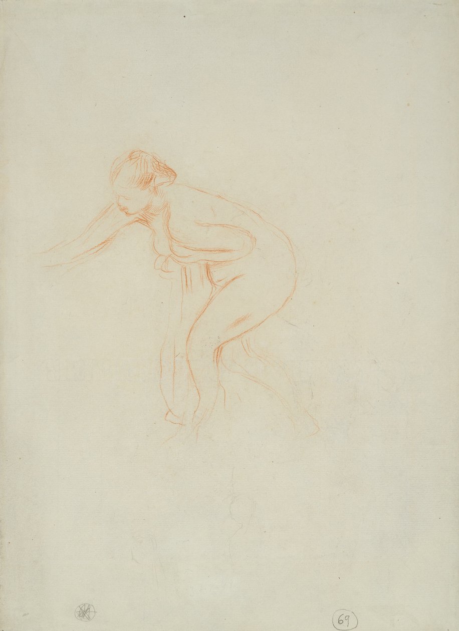Bather by Pierre Auguste Renoir