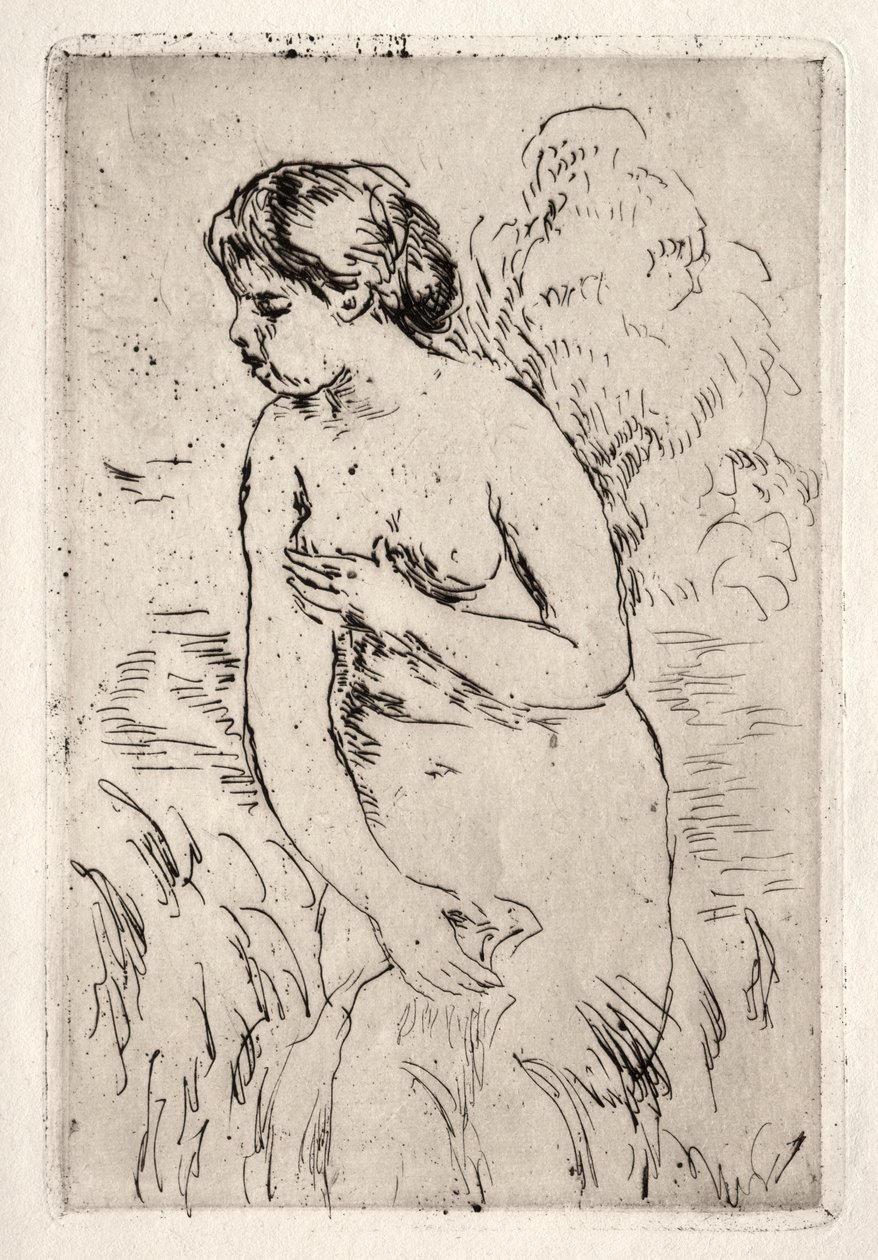 Bather Standing Up to Her Knees by Pierre Auguste Renoir