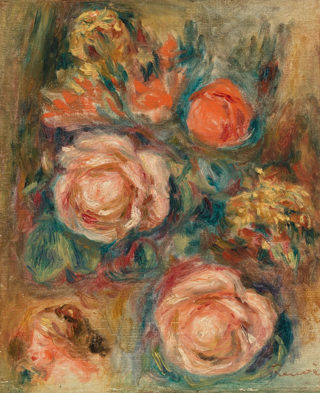 Bouquet of Roses by Pierre Auguste Renoir