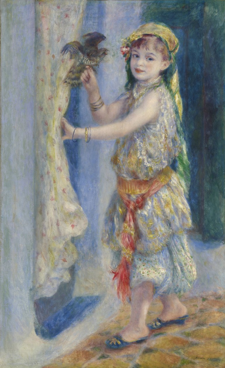 Child with a Bird by Pierre Auguste Renoir