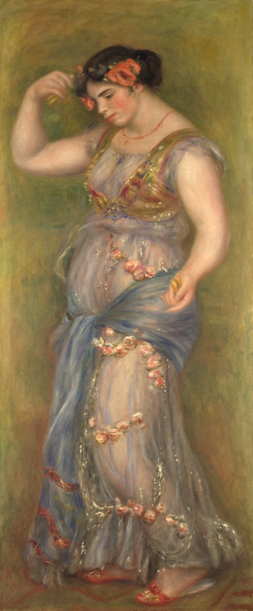 Dancing Girl with Castanets by Pierre Auguste Renoir