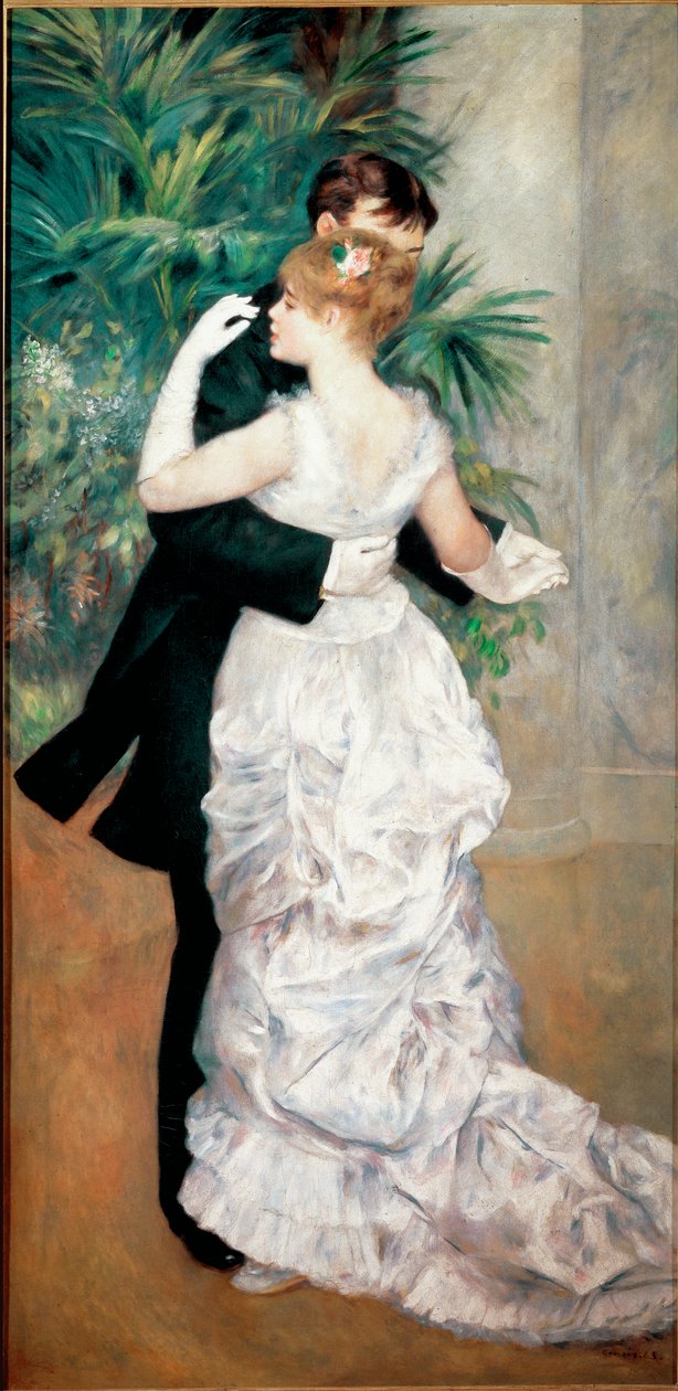 Dancing in Town by Pierre Auguste Renoir