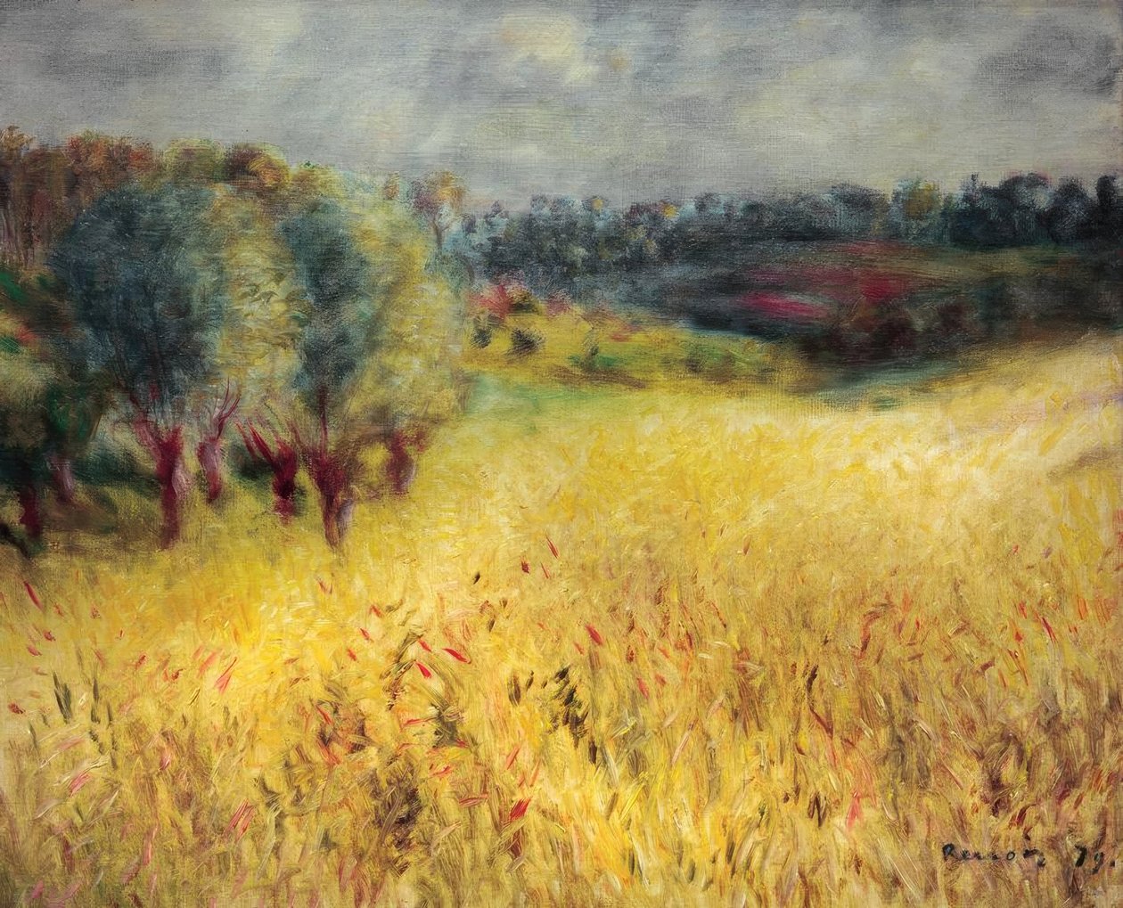 The Cornfield by Pierre Auguste Renoir