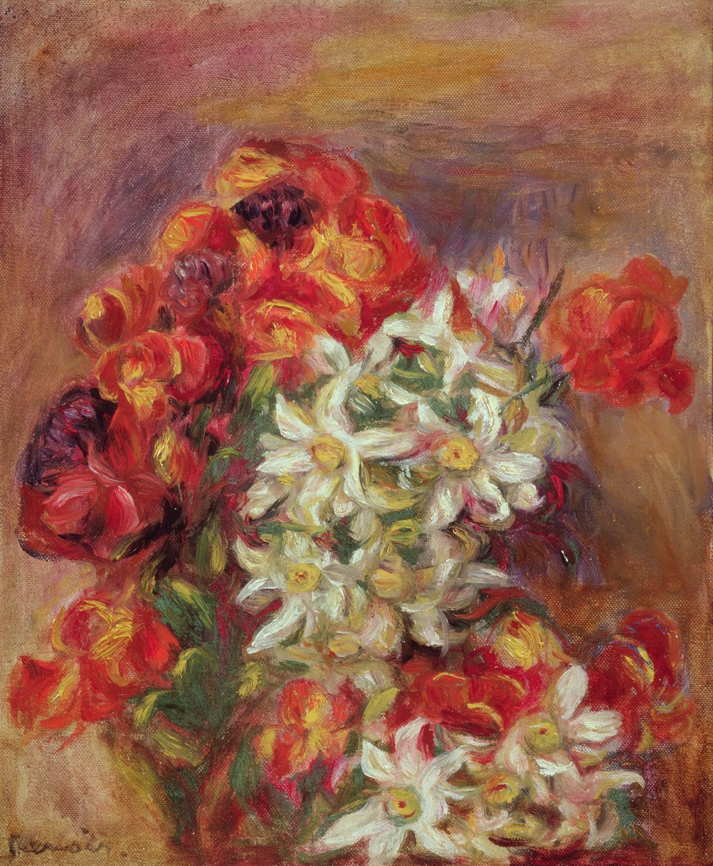 Flowers by Pierre Auguste Renoir