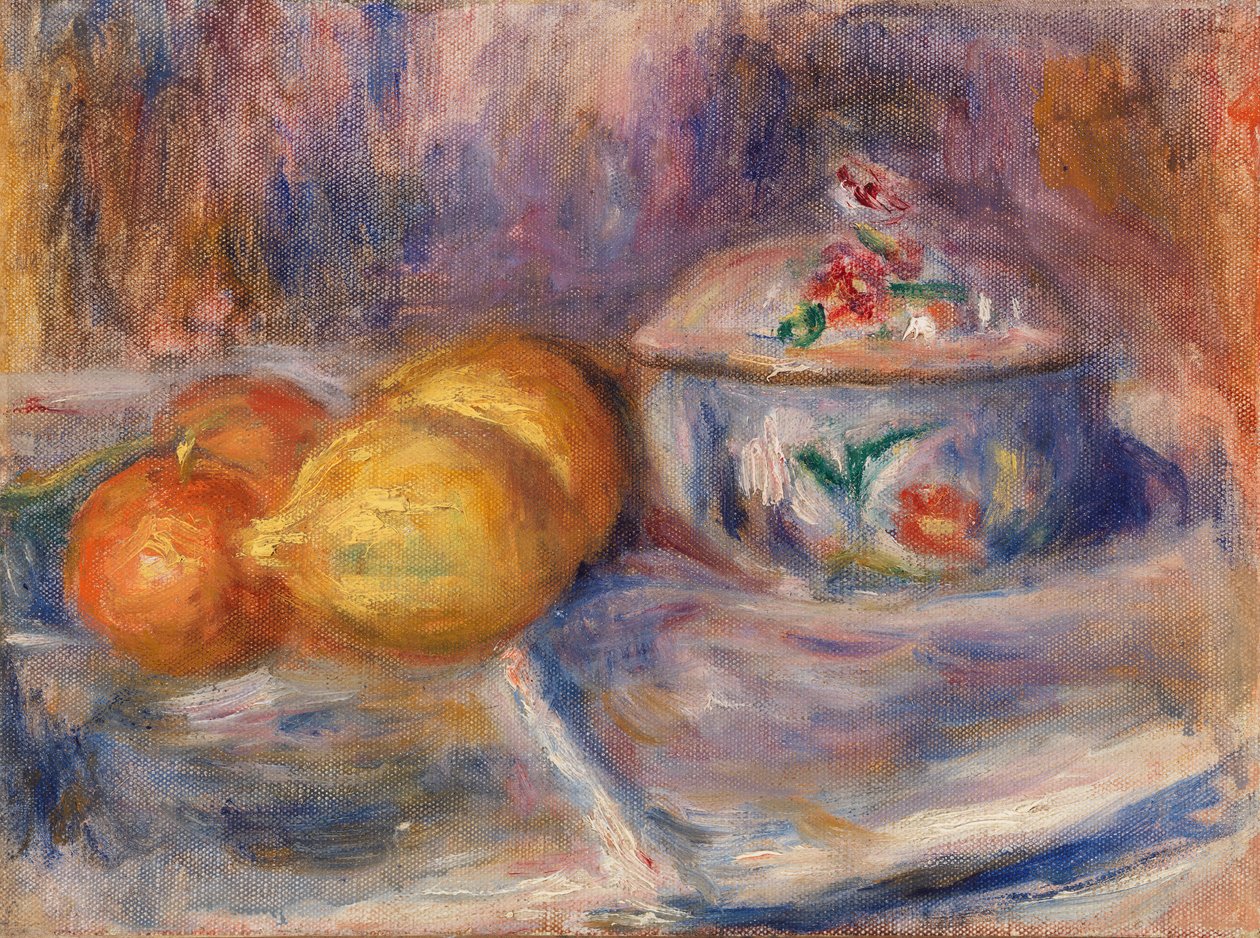 Fruit and Bonbonnière by Pierre Auguste Renoir