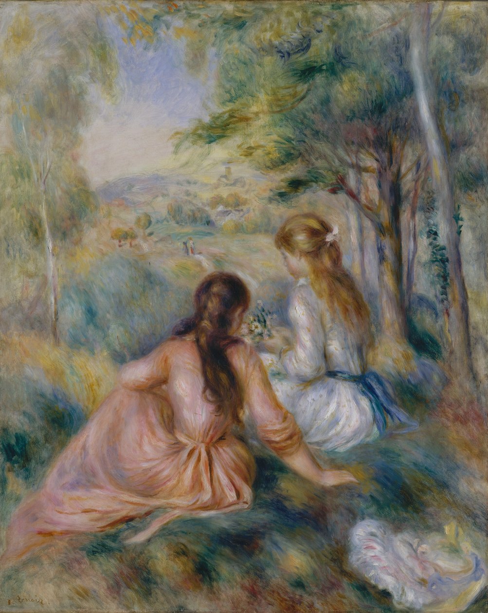 In the Meadow by Pierre Auguste Renoir