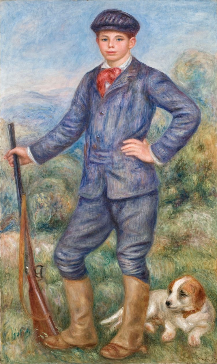 Jean Renoir as Hunter by Pierre Auguste Renoir