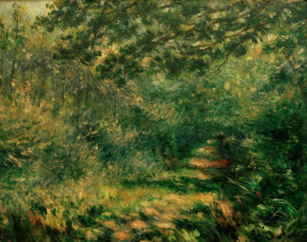 The Path through the Woods by Pierre Auguste Renoir