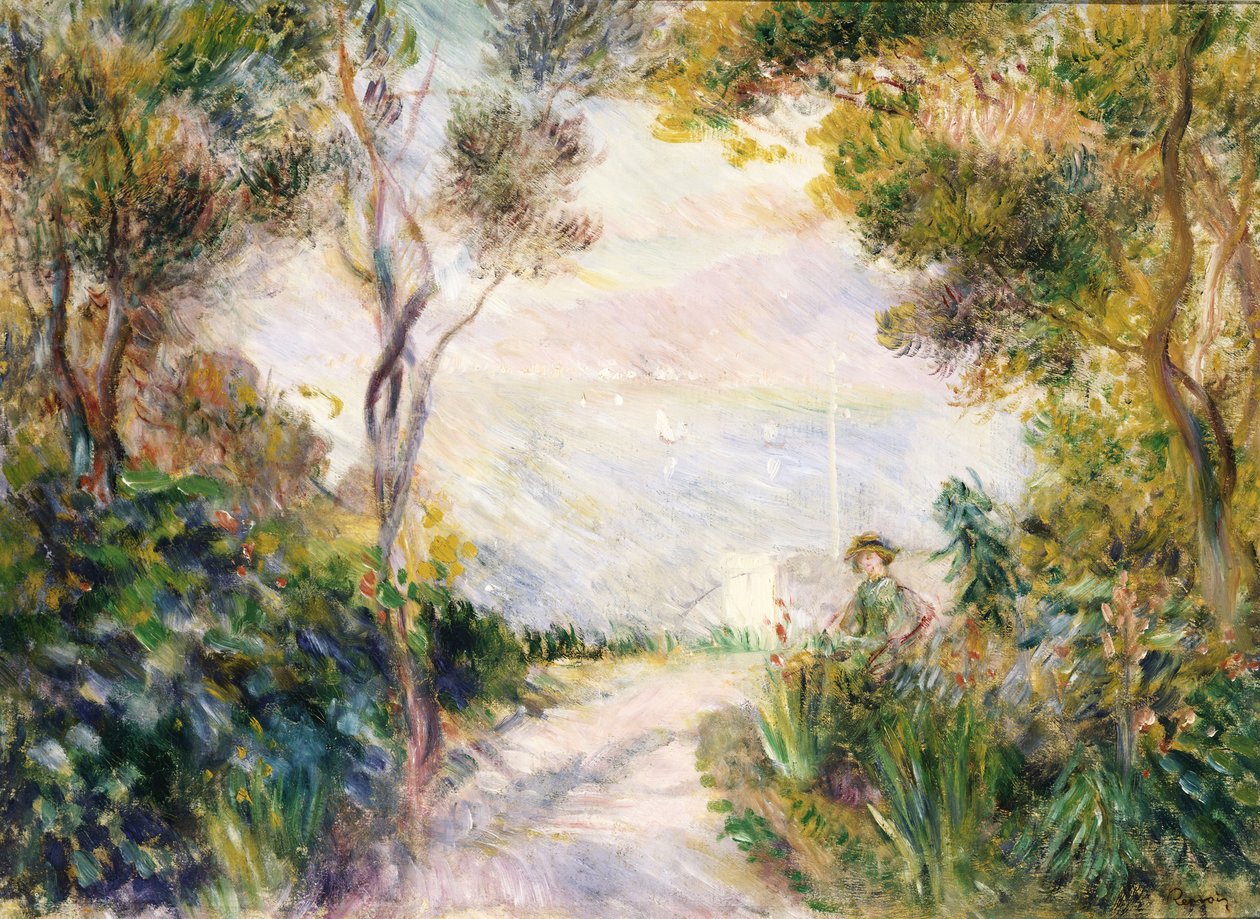 Landscape, End of the Path by Pierre Auguste Renoir