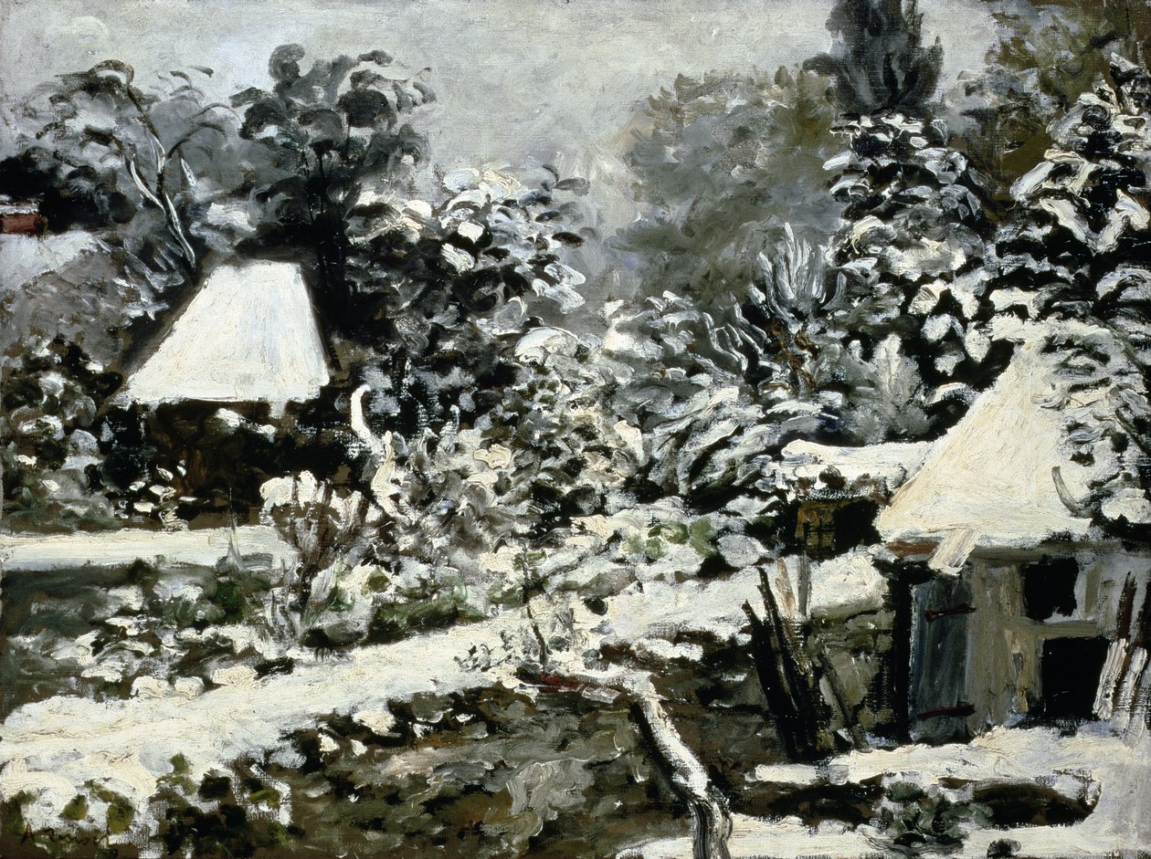 Landscape, Snow Effect by Pierre Auguste Renoir