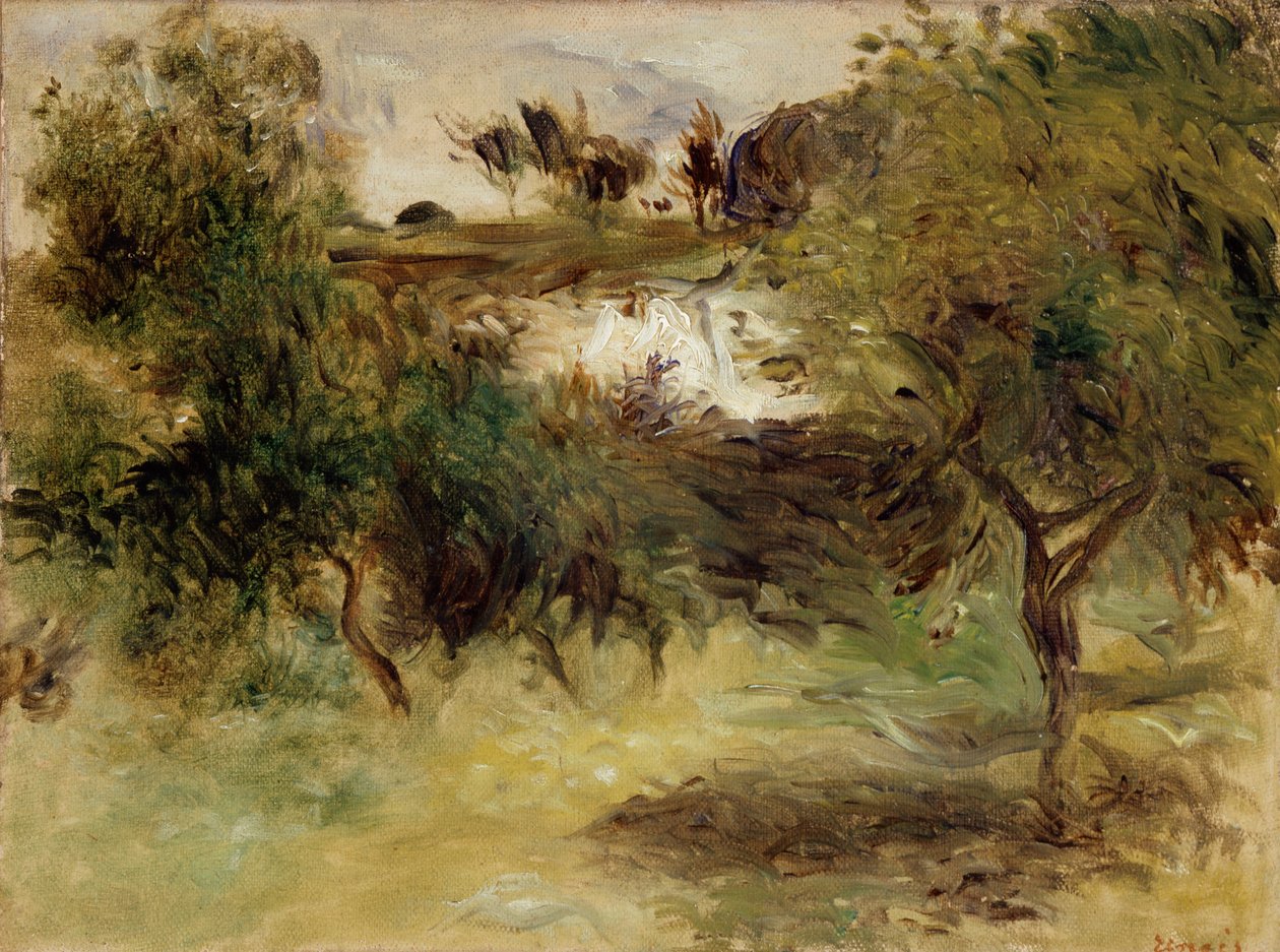 Landscape with Trees by Pierre Auguste Renoir