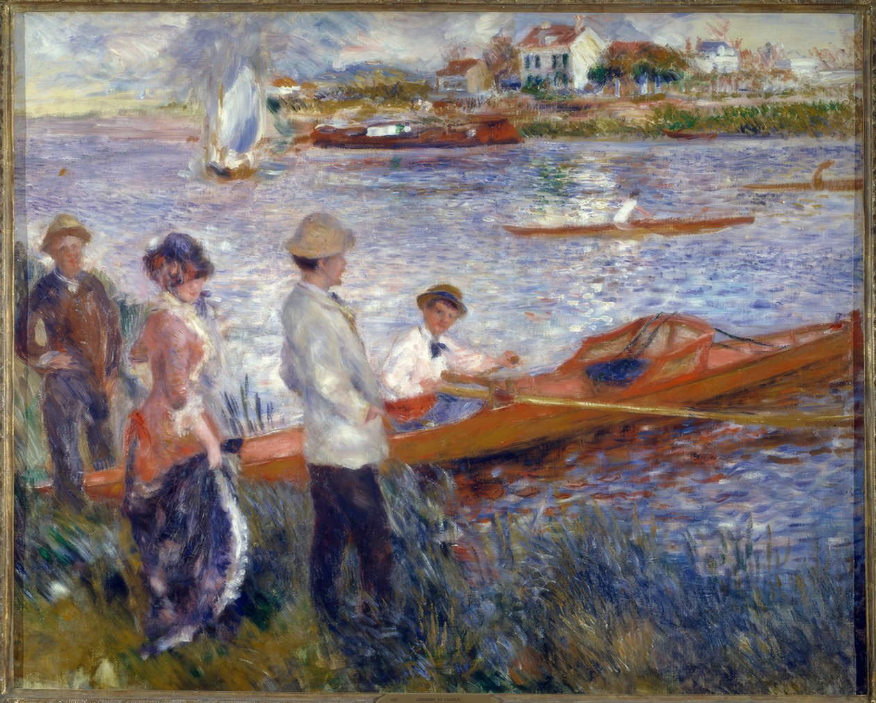 The Rowers at Chatou by Pierre Auguste Renoir
