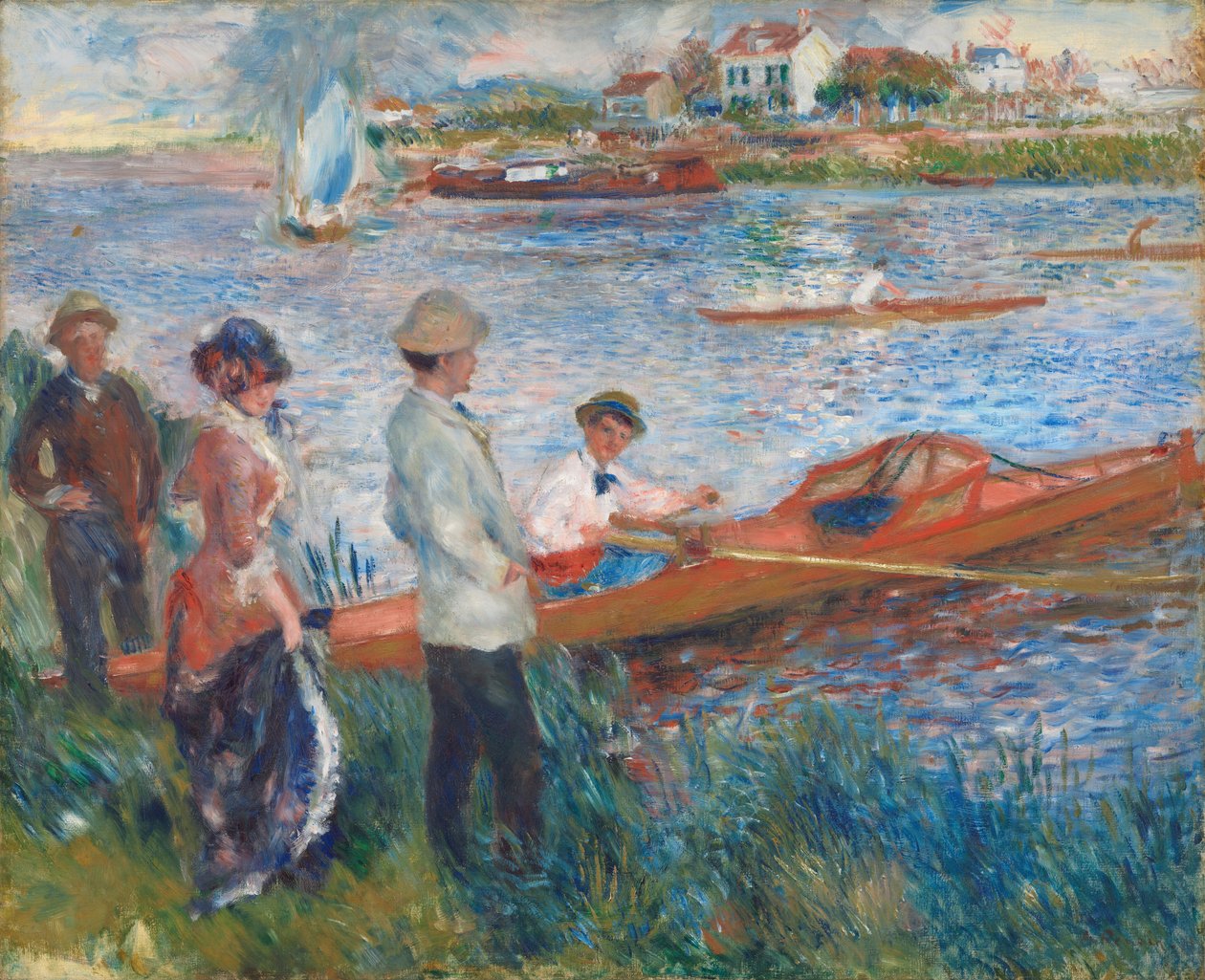Oarsmen at Chatou by Pierre Auguste Renoir