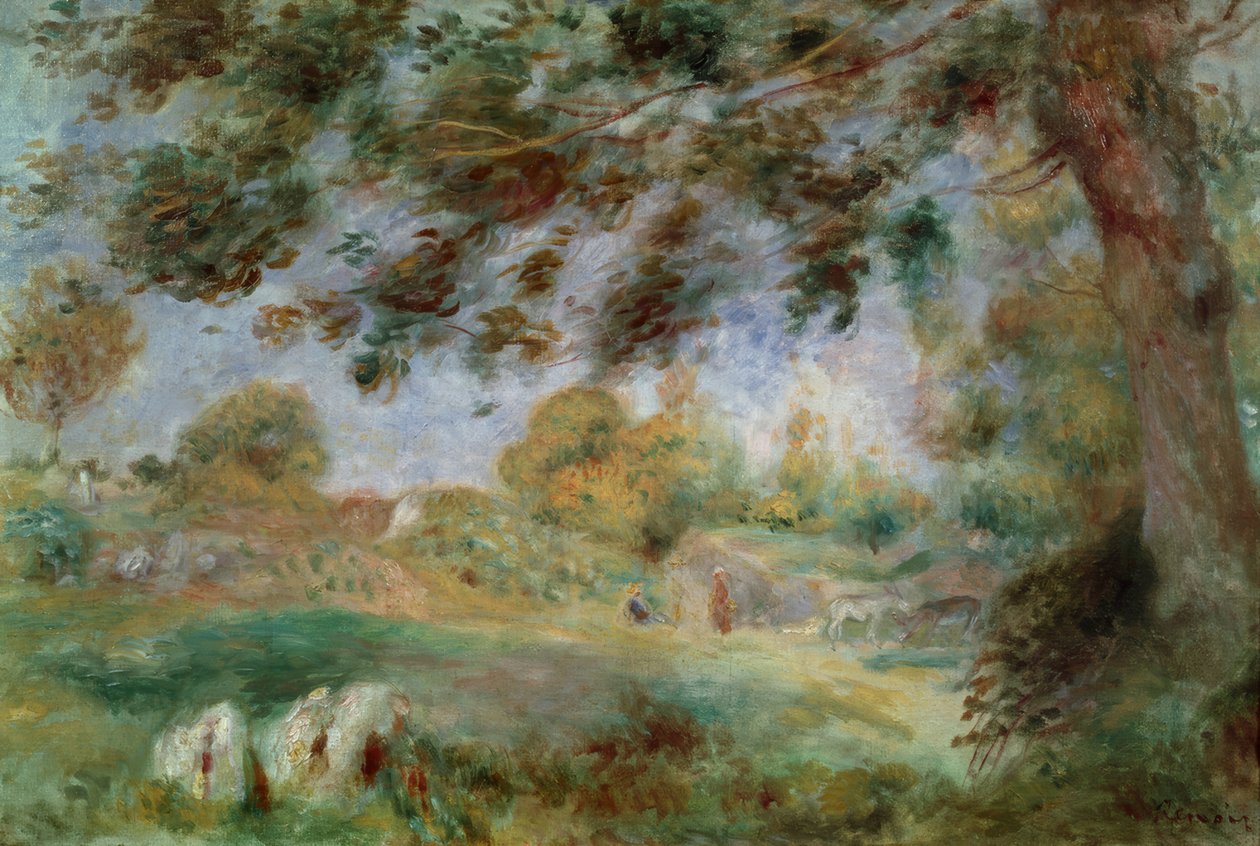 Spring Landscape by Pierre Auguste Renoir