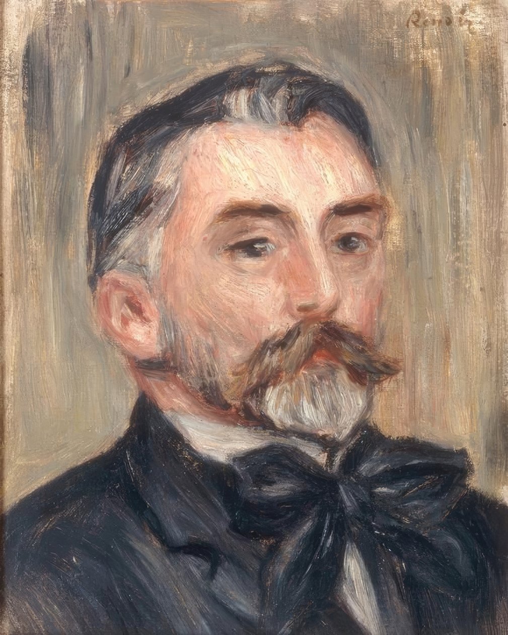 Portrait of Stéphane Mallarmé by Pierre Auguste Renoir