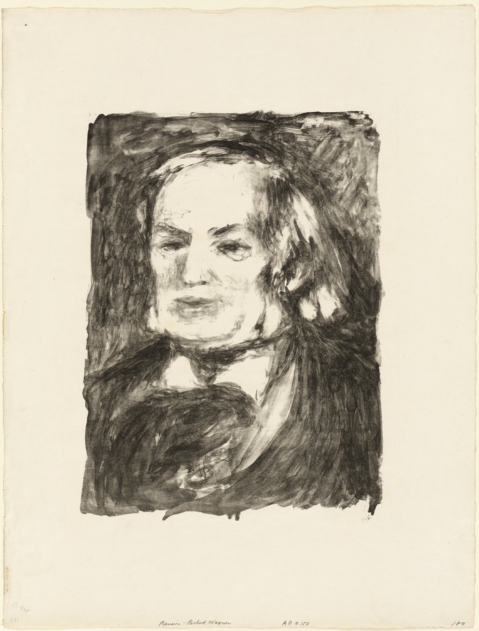 Portrait of Richard Wagner by Pierre Auguste Renoir