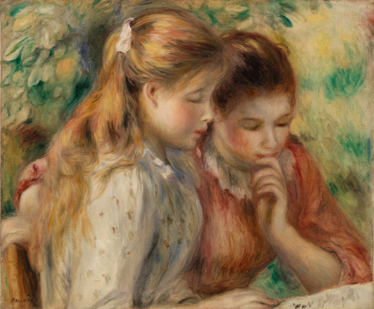 Reading by Pierre Auguste Renoir