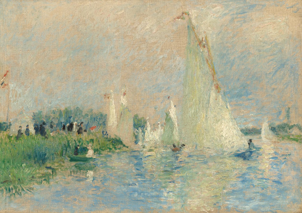 Regatta at Argenteuil by Pierre Auguste Renoir
