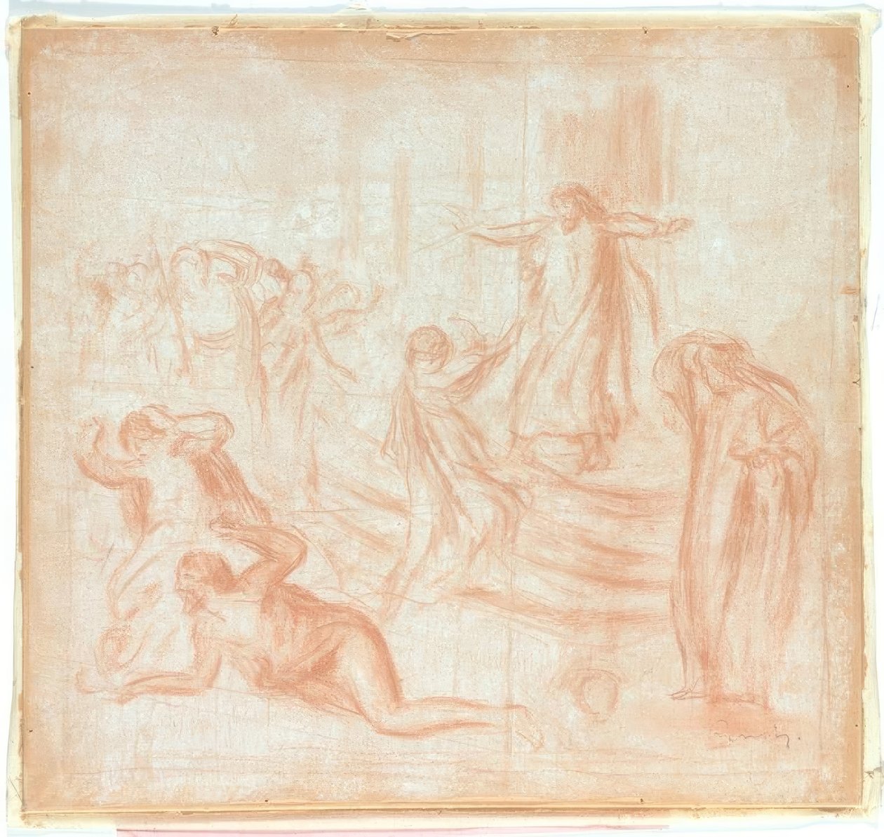 Sketch for Oedipus Rex by Pierre Auguste Renoir