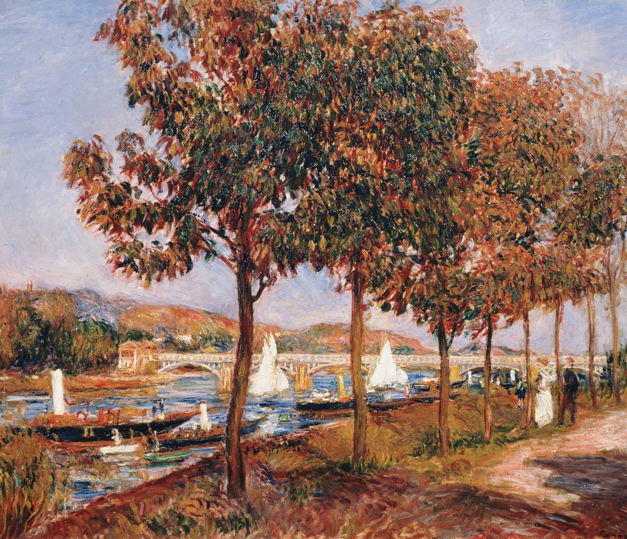 The Bridge at Argenteuil by Pierre Auguste Renoir
