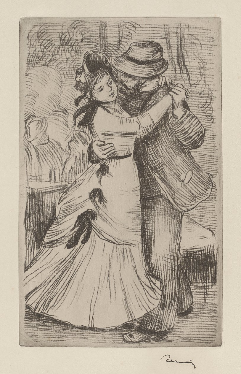The Country Dance by Pierre Auguste Renoir