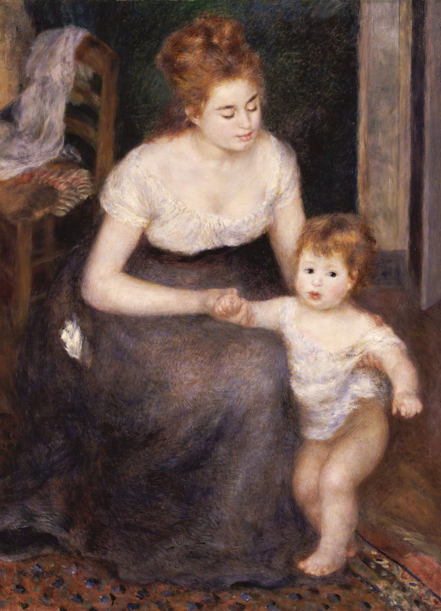 The First Step by Pierre Auguste Renoir