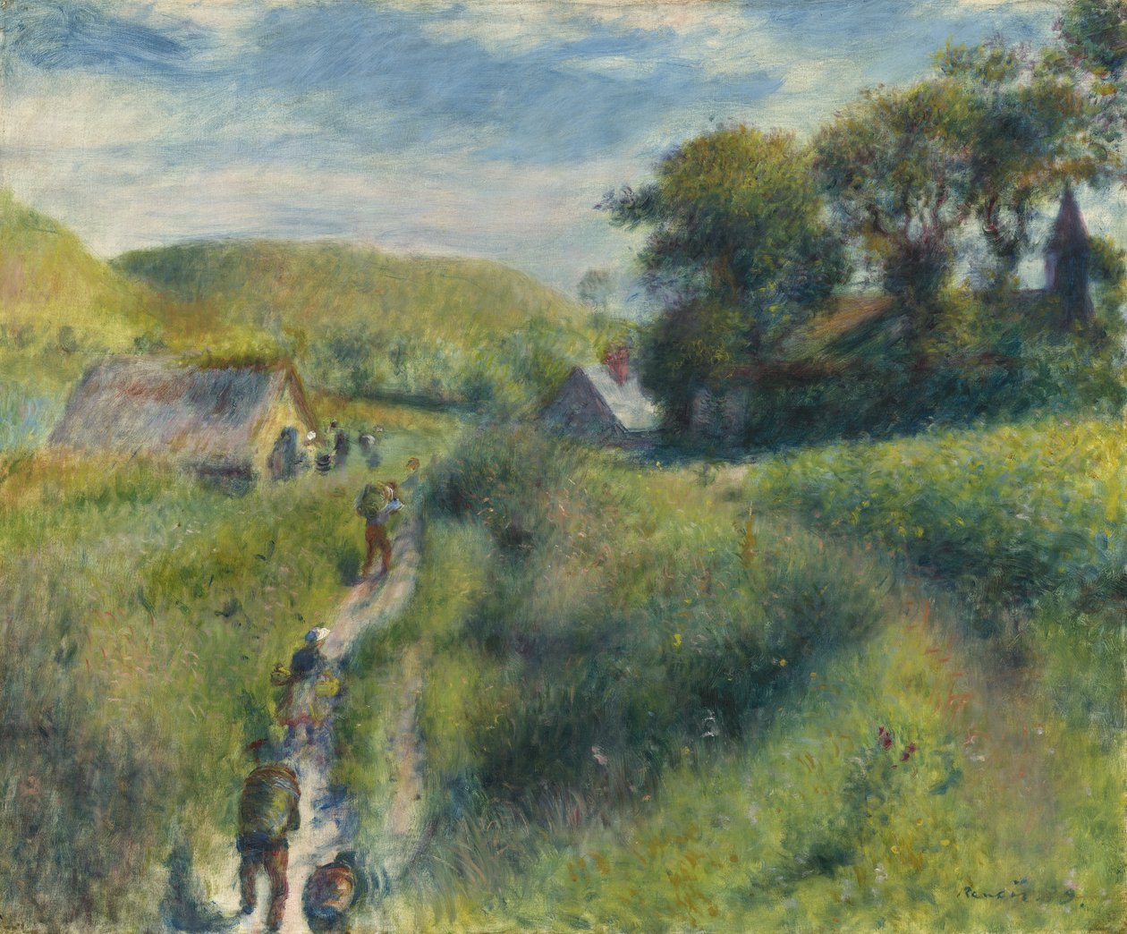 The Mussel Harvest by Pierre Auguste Renoir