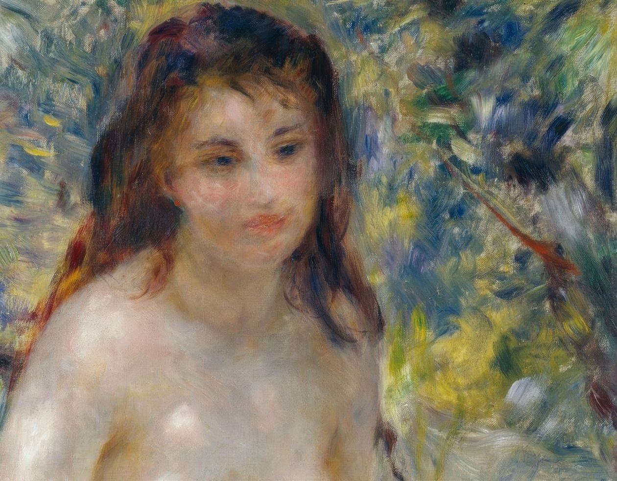 Torso of a Woman in the Sun by Pierre Auguste Renoir