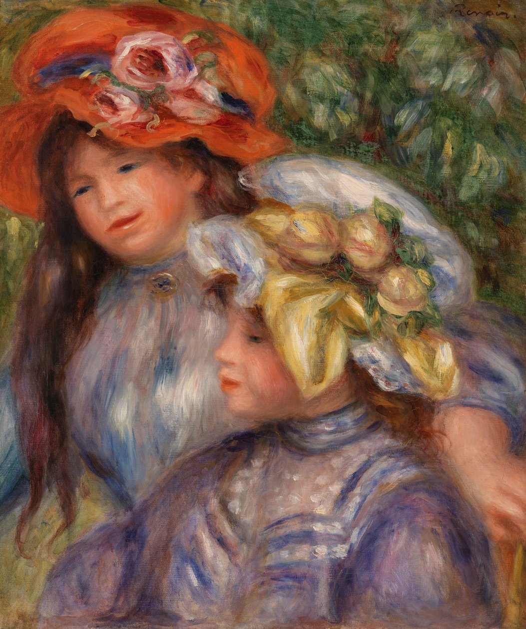 Two Girls by Pierre Auguste Renoir