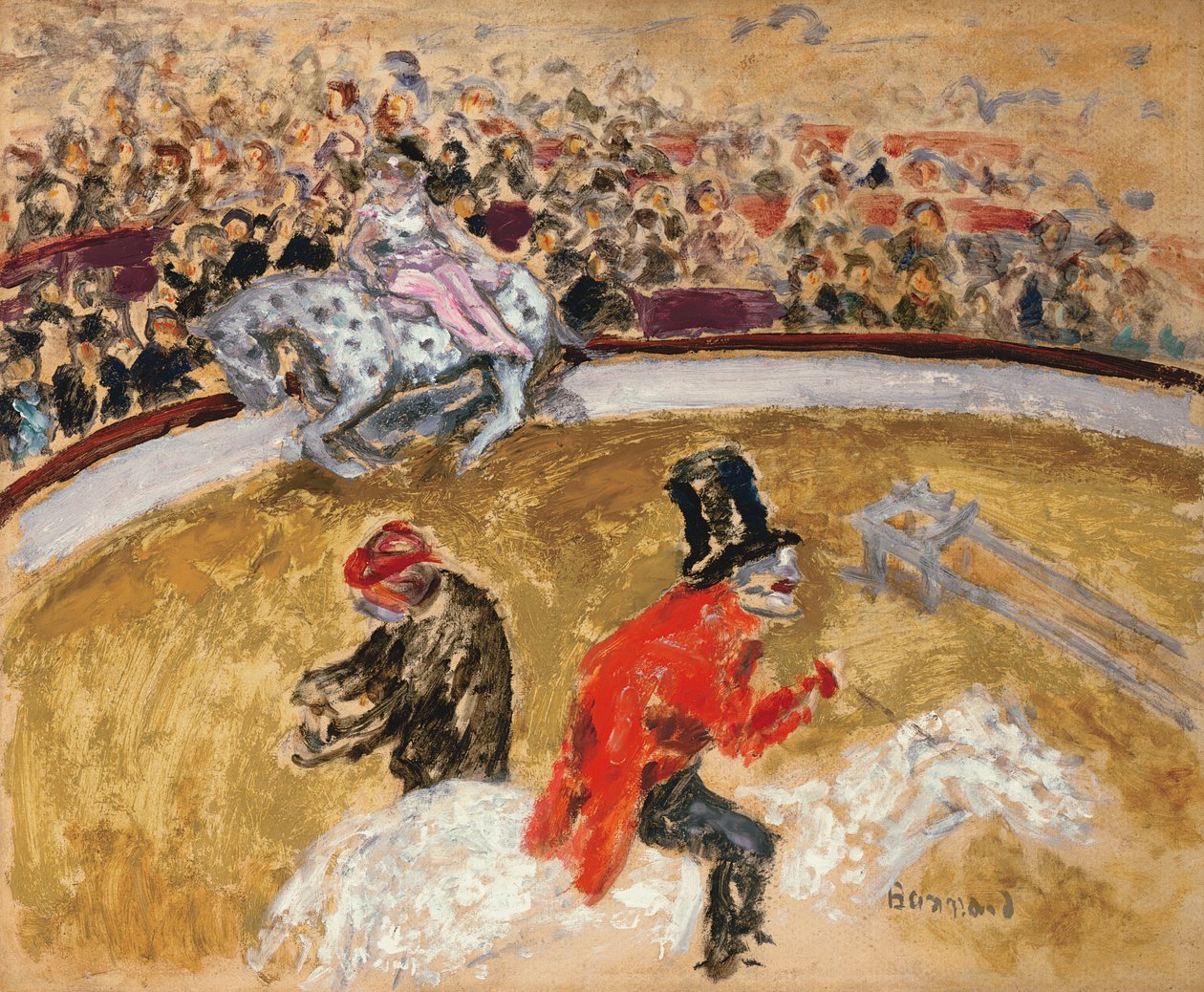 At the Circus, c.1897 by Pierre Bonnard