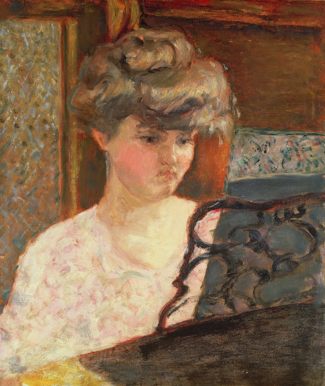 At the Piano by Pierre Bonnard