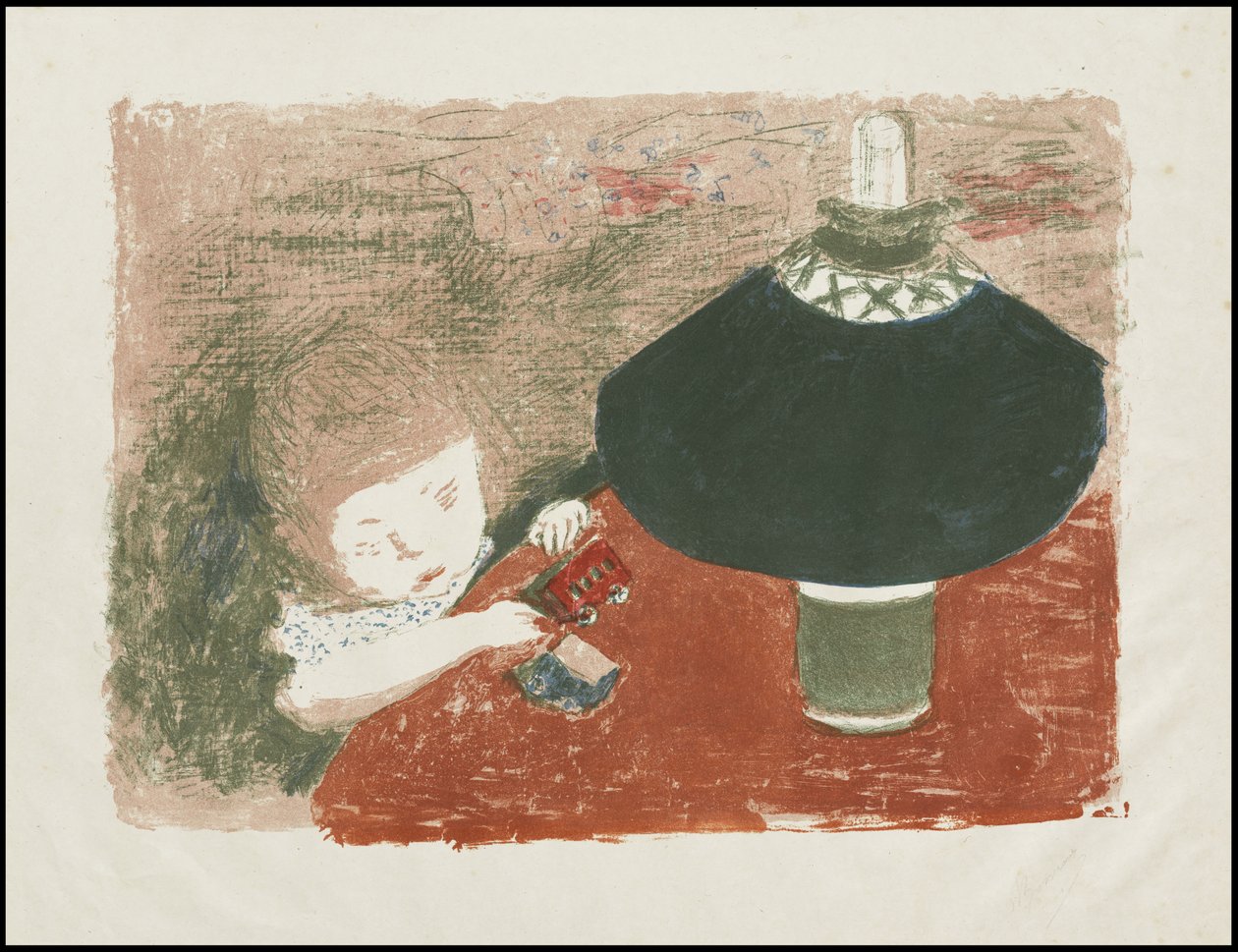 Child with Lamp by Pierre Bonnard