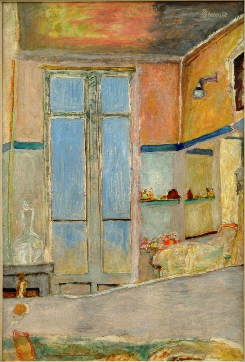 In the Bathroom by Pierre Bonnard
