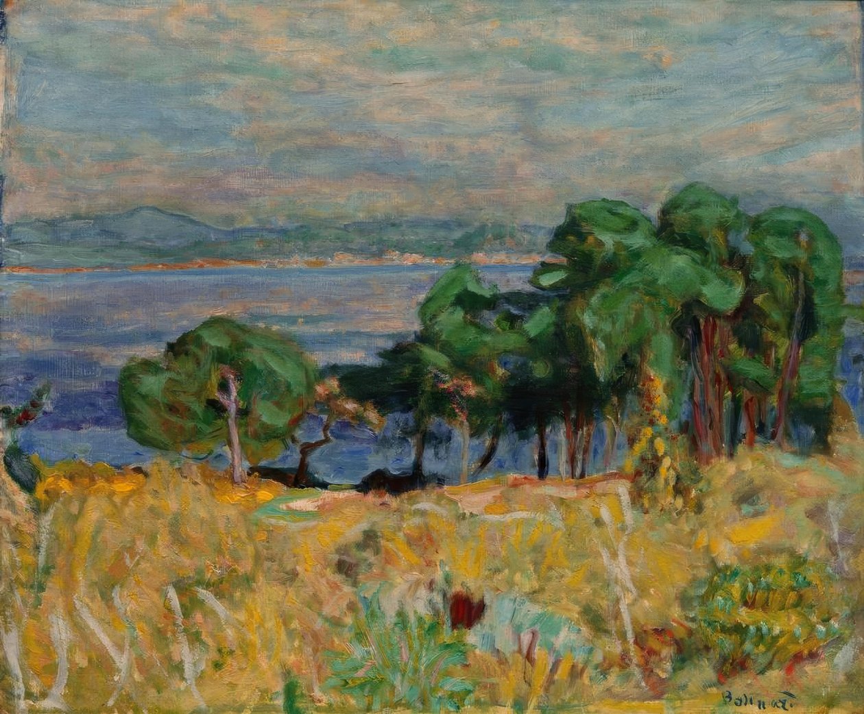 The Bay of Saint-Tropez by Pierre Bonnard