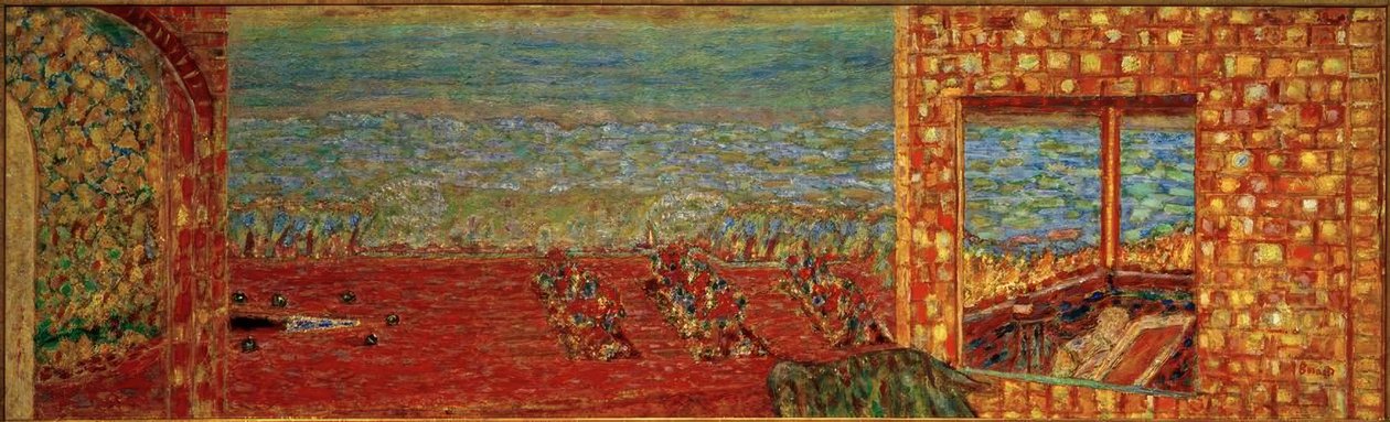 The Sunny Terrace by Pierre Bonnard