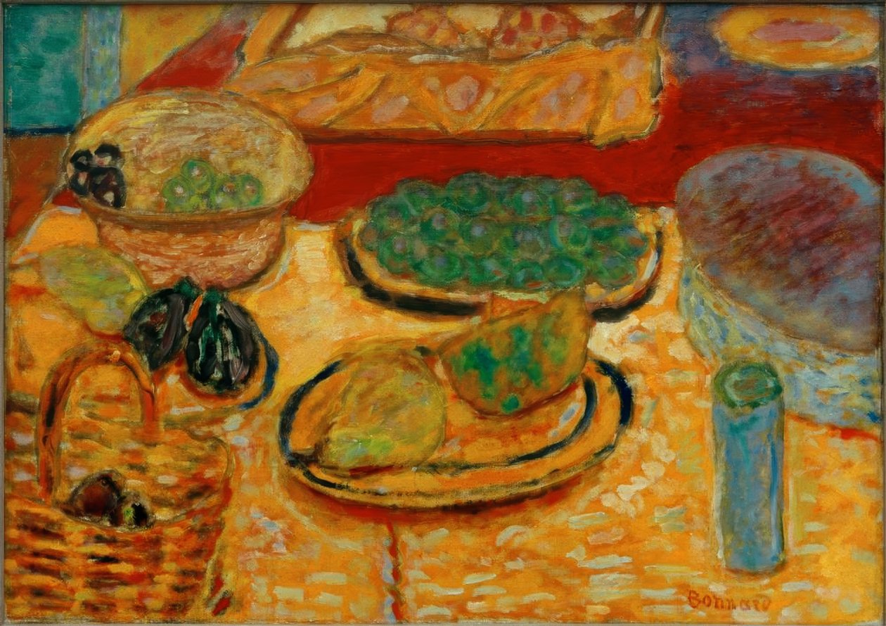 The Dessert by Pierre Bonnard