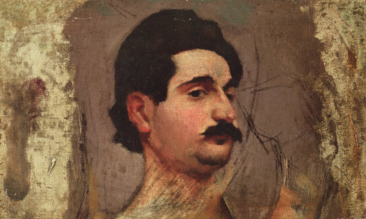 Man with a Moustache, c.1887-88 by Pierre Bonnard