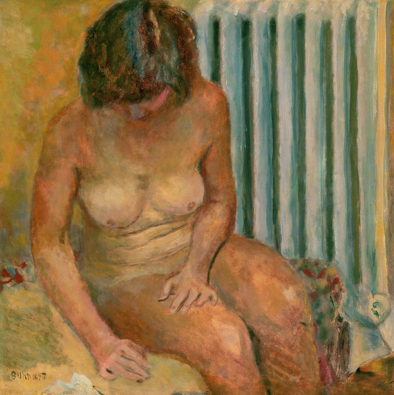 Nude by the Radiator, 1928 by Pierre Bonnard