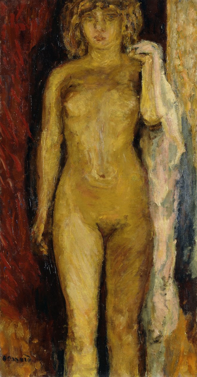 Nude, illuminated by a Lamp by Pierre Bonnard