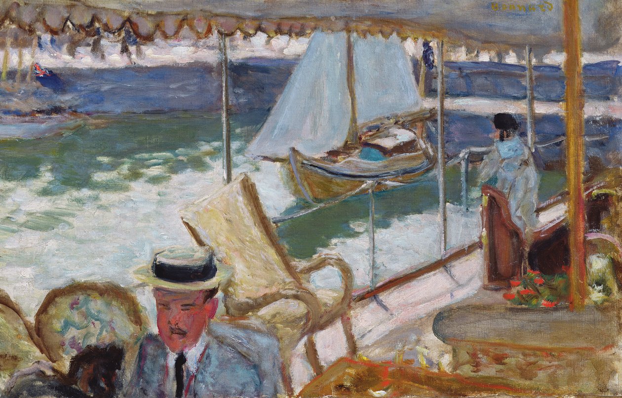 On the Yacht by Pierre Bonnard