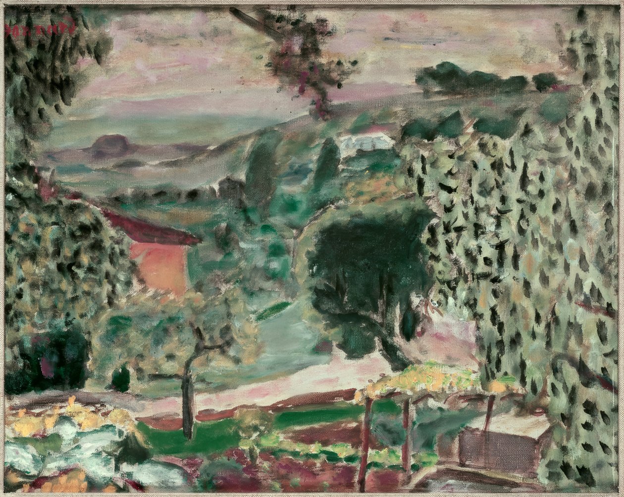 Landscape of Le Cannet by Pierre Bonnard